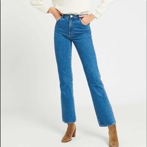 Rolla’s Original High Rise Straight Jeans - Ashley Blue, Size 30